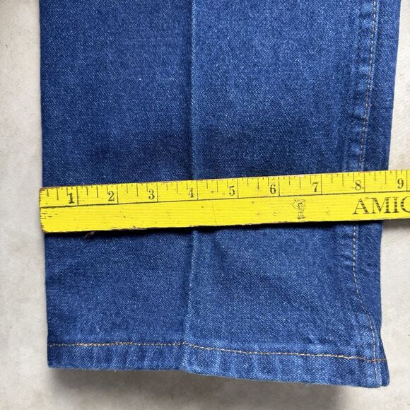 Wrangler 936PWD Cowboy Cut Slim Fit Jeans 36x34 Blue Denim - Picture 5 of 9